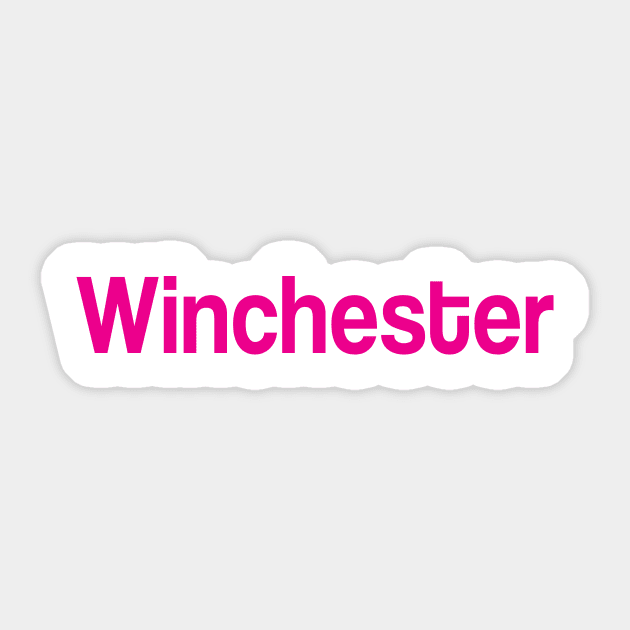 Winchester Sticker by ProjectX23